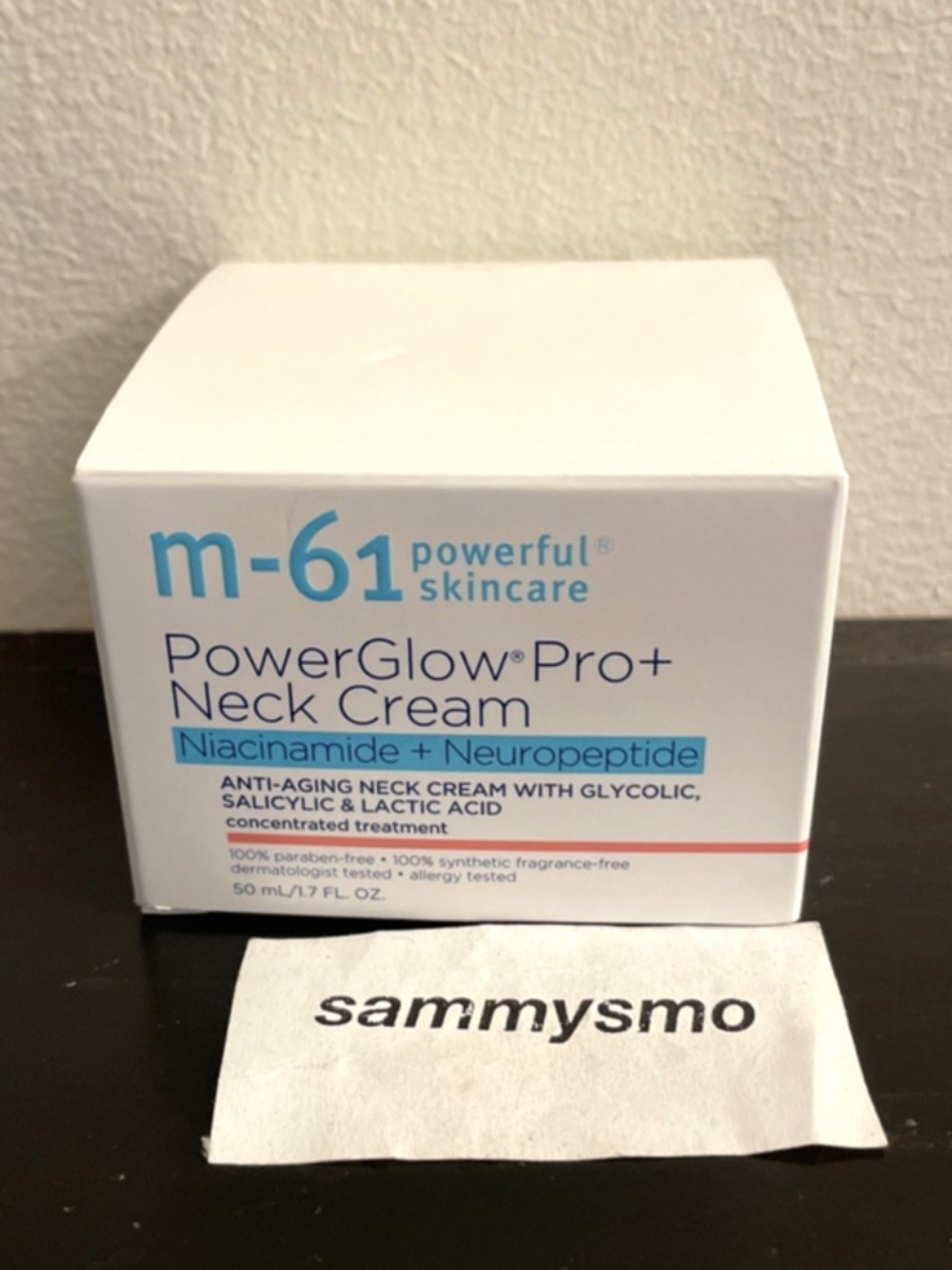 M-61 PowerGlow Pro+ Neck Cream, niacinamide 1.7 oz brand new